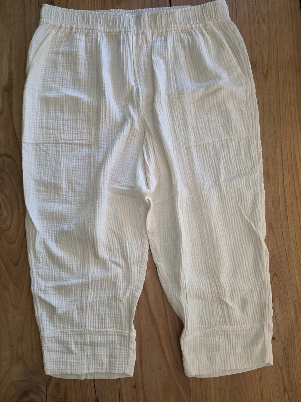 Madewell Cream Double Gauze Pull-On Pants - 2X